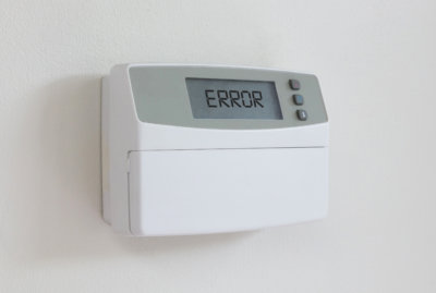 error on thermostat